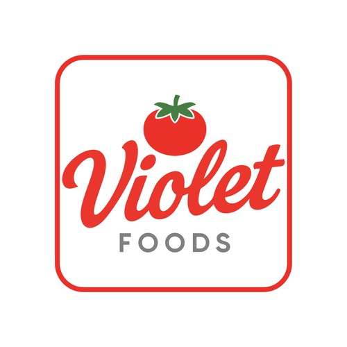 Violet Foods Logo Design by DevDevit   ★ ★ ★ ★ ★