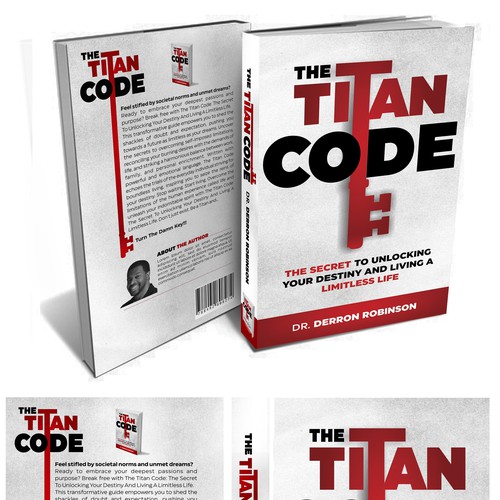 Book Cover For "The Titan Code: The Secret To Unlocking Your Destiny And Living A Limitless Life" Design réalisé par José Manuel Guyot