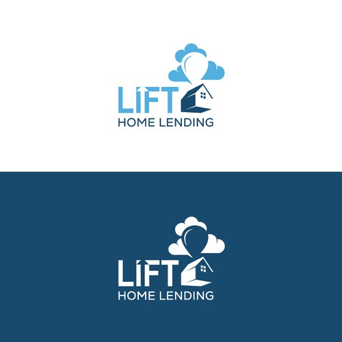 Lift Home Lending Logo Design by ArtByShahnaz™