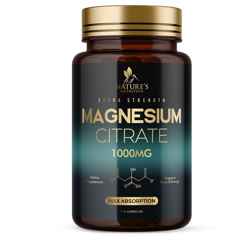 Premium Magnesium Citrate Design needed for Nature's Nutrition Design by UnderTheSea™