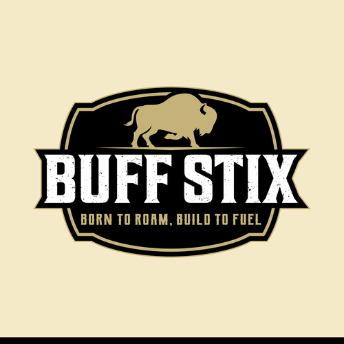 Buff Stix...Lean, Delicious, Buffalo Strong. Design by Brazuca Studio