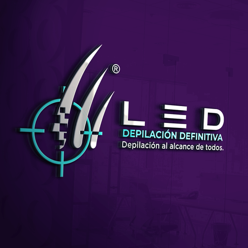 Diseño y Logo para Empresa de Depilación Definitiva Design by The Perfect Symbols
