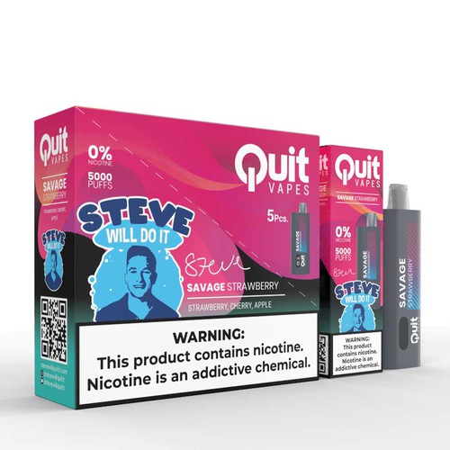 Quit Vape Package for disposable vape device Design by Kula Kreatif