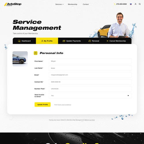 Car wash subscription Design por StyleWorks Studio