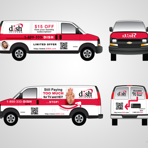 V&S 002 ~ REDESIGN THE DISH NETWORK INSTALLATION FLEET Design por kotan