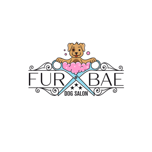 Design a logo/branding for Fur-Bae (slogan: Before Anything Else) luxury dog wellness/lifestyle biz Design by Luc99
