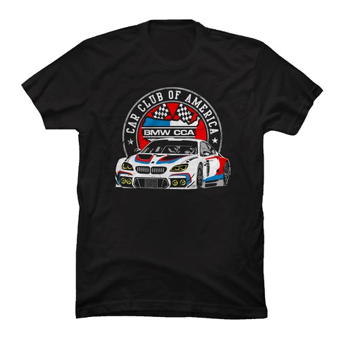 BMW Car Club of America Kid's T-Shirt Design Design by G.T NINE