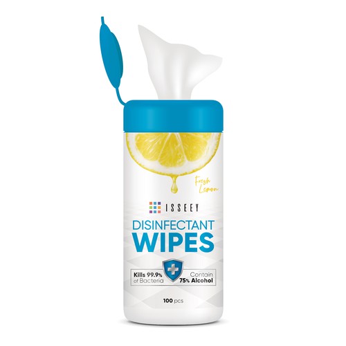 Product Label Design for "Disinfectant Wipes" Design by 3311design