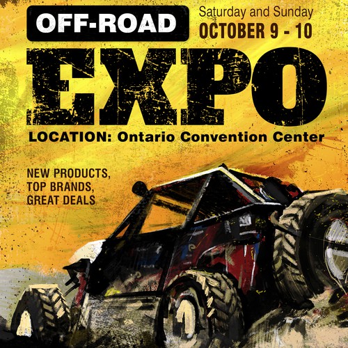 Off-Road Expo poster Design by Milos Lazic