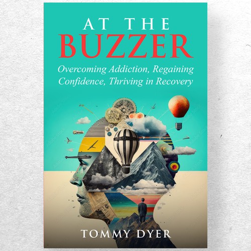 Book cover for inspirational, comeback story out of addiction into recovery! Design by ryanurz