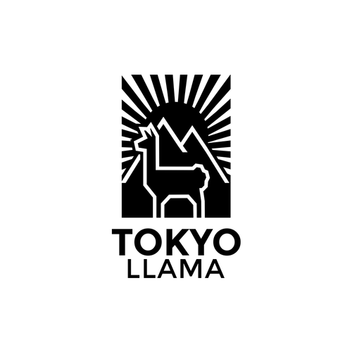 Outdoor brand logo for popular YouTube channel, Tokyo Llama Design por DoeL99