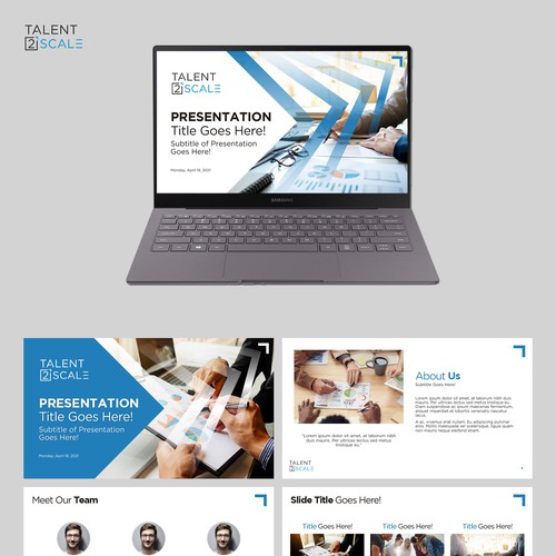 Powerpoint Template for Talent2Scale Design by Wisden